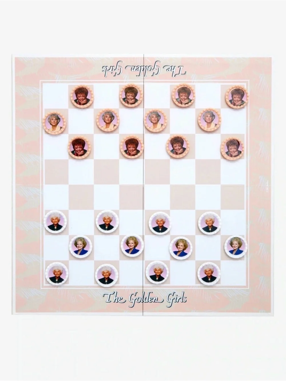 New! Sealed! Golden Girls Shady Pines Game Set - Checkers and Bonus Bingo!